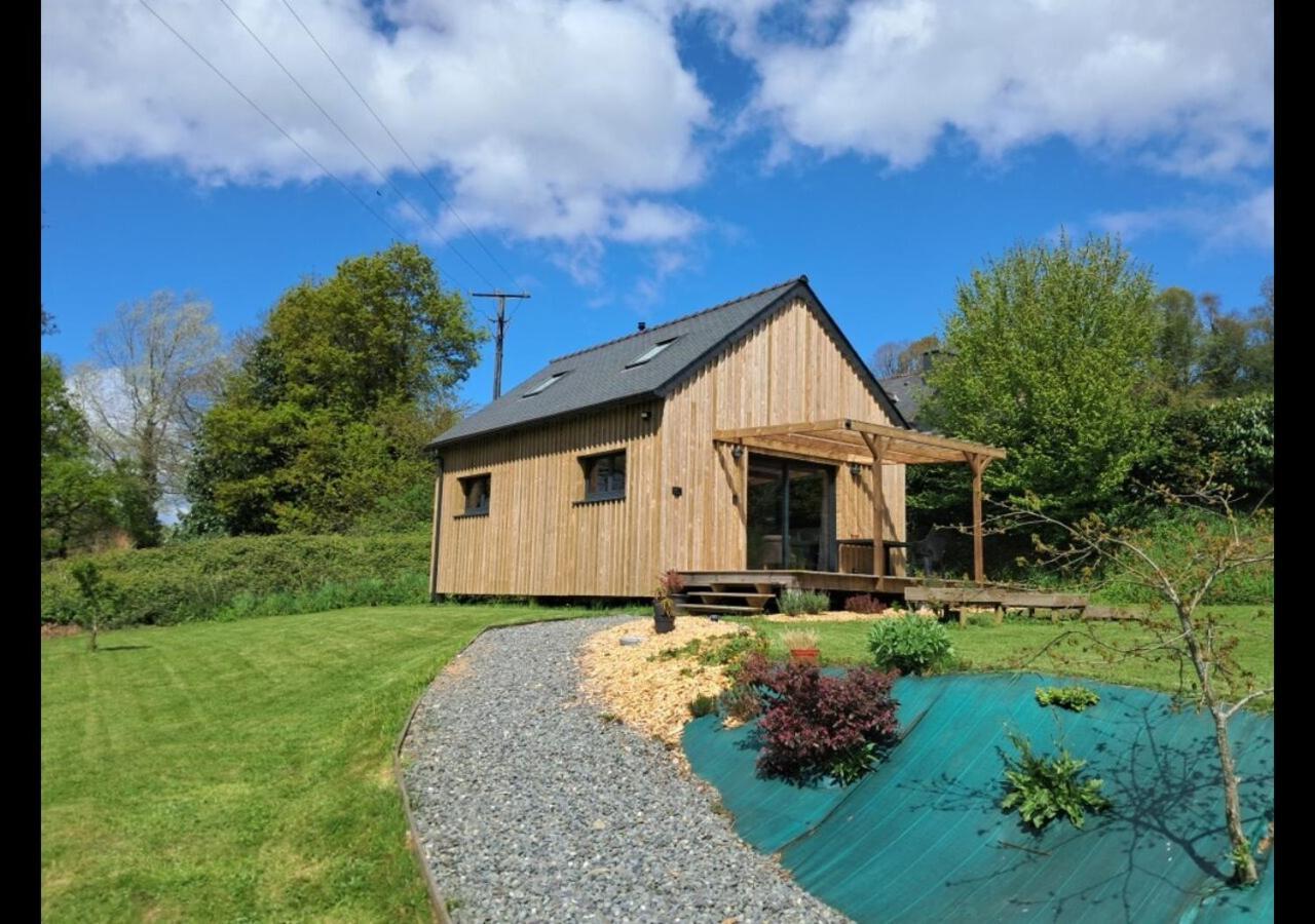 Chalets De Pont Cob Avec Spa Gouézec Exteriör bild