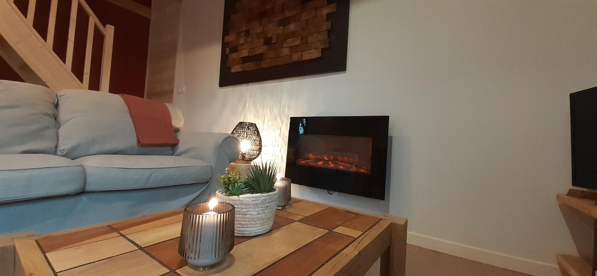 Chalets De Pont Cob Avec Spa Gouézec Exteriör bild